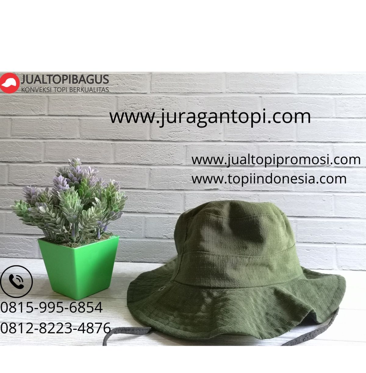 grosir topi murah jakarta dekat Tegal Parang